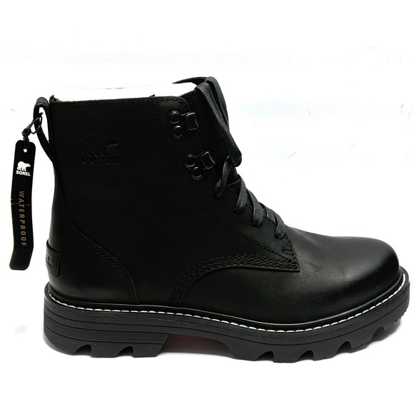 Sorel Women's Revel Rd Lace Waterproof Boots Black Size 8 NWT and BOX - Picture 5 of 11